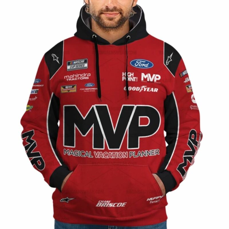 Personalized And Number Chase Briscoe Nascar Racing Mvp 2022 Uniform 3D Hoodie 1