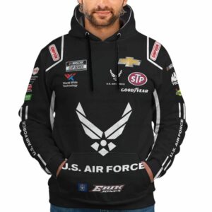 Personalized And Number Erik Jones Nascar Racing 2022 US Air Force Good Year Uniform All Over Print Hoodie