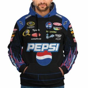 Personalized And Number Jeff Gordon Nascar Racing 2008 Pepsi Uniform All Over Print Hoodie