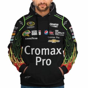 Personalized And Number Jeff Gordon Nascar Racing Cromax Pro Uniform All Over Print Hoodie