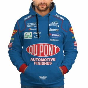 Personalized And Number Jeff Gordon Nascar Racing Dupont Uniform All Over Print Hoodie