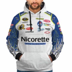 Personalized And Number Jeff Gordon Nascar Racing Nicorette Funny All Over Print Hoodie