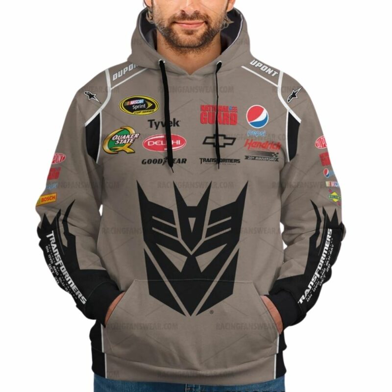 Personalized And Number Jeff Gordon Nascar Racing Pepsi Chervolet Uniform 3D Hoodie 1