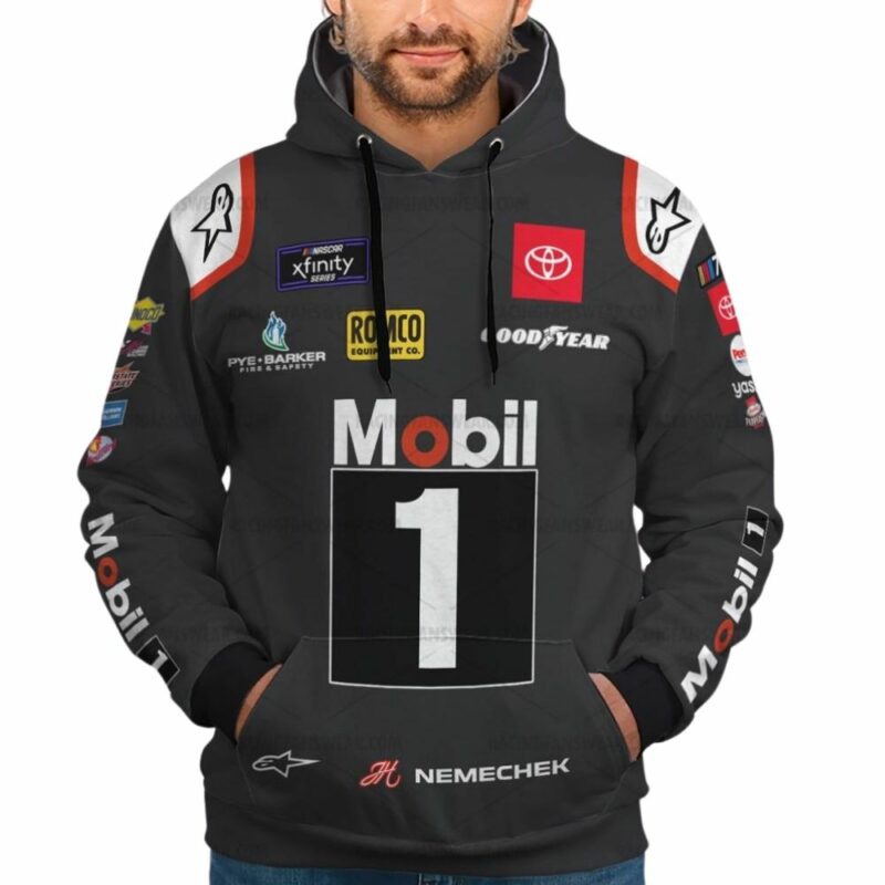 Personalized And Number John Hunter Nemechek 20 Nascar Racing 2023 Uniform 3D Hoodie 1