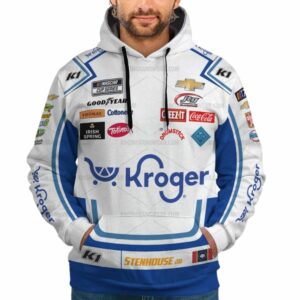 Personalized And Number Ricky Stenhouse Jr Nascar Racing 2023 Kroger Coca Cola Uniform All Over Print Hoodie