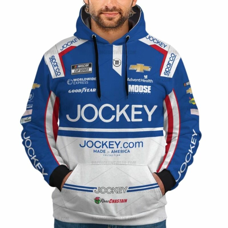 Personalized And Number Ross Chastain Nascar Racing 2022 Jockey Uniform 3D Hoodie 1