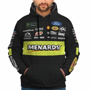 Personalized And Number Ryan Preece Nascar Racing Menards Uniform All Over Print Hoodie