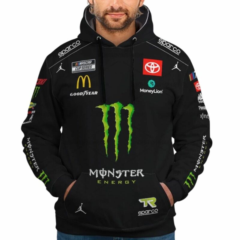 Personalized And Number Tyler Reddick Nascar 2023 Racing Monster Energy 3D Hoodie 1