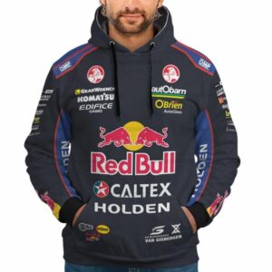Personalized Shane Van Gisbergen Supercars Red Bull Caltex Holden Racing Uniform All Over Print Hoodie