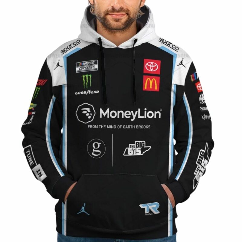 Personalized Tyler Reddick 45 Nascar Racing Moneylion Mcdonalds 3D Hoodie 1