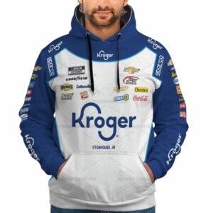 Ricky Stenhouse Jr 47 Nascar Racing 2022 Kroger All Over Print Hoodie