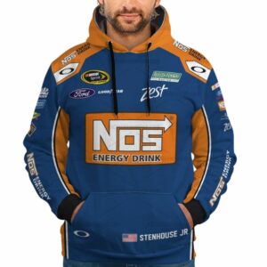 Ricky Stenhouse Jr Nascar 2014 Racing Nos Energy Drink Uniform All Over Print Hoodie