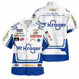 Ricky Stenhouse Jr Nascar 2023 Racing Kroger Hawaiian Shirt