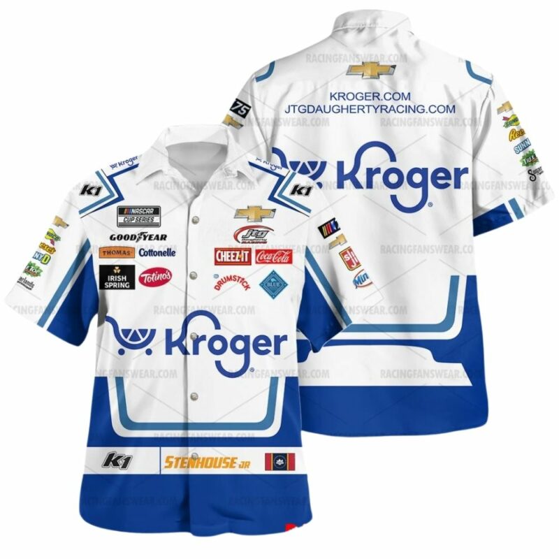 Ricky Stenhouse Jr Nascar 2023 Racing Kroger Hawaiian Shirt 1