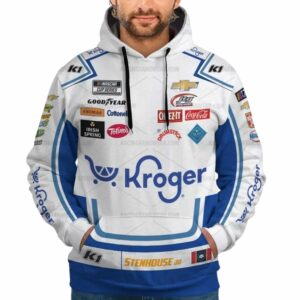 Ricky Stenhouse Jr Nascar 2023 Racing Kroger Uniform All Over Print Hoodie
