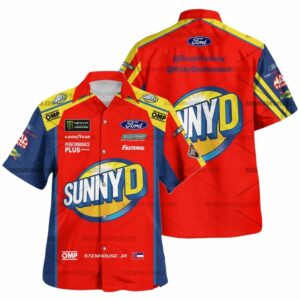 Ricky Stenhouse Jr Nascar Racing 2018 SunnyD Uniform Hawaiian Shirt