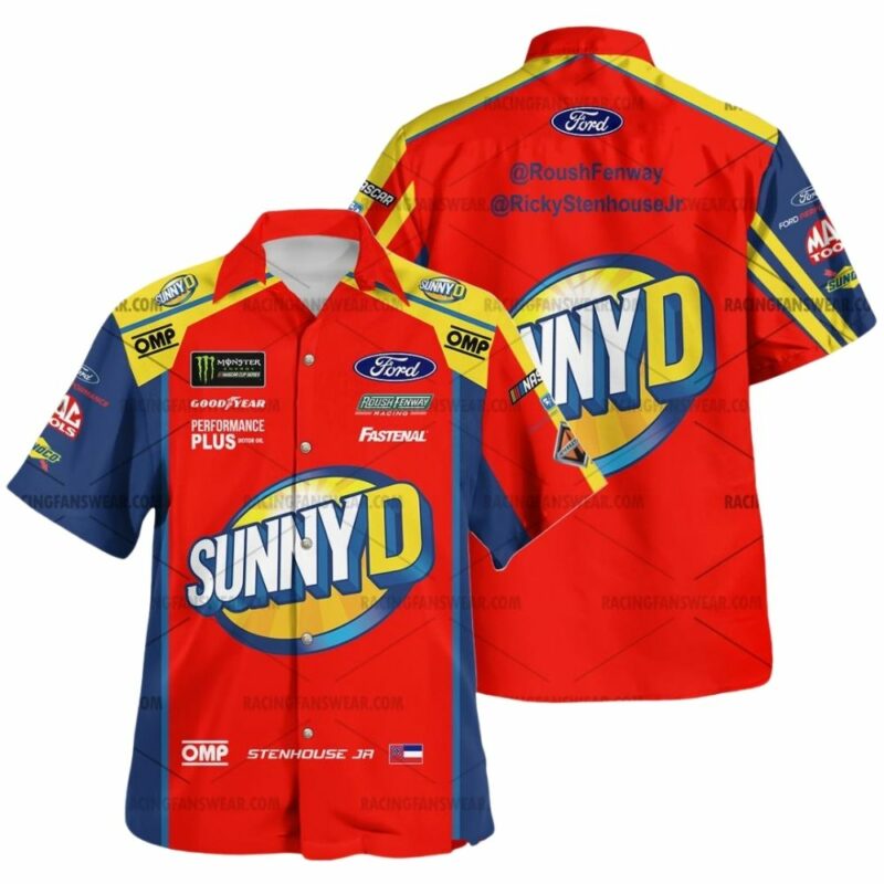 Ricky Stenhouse Jr Nascar Racing 2018 Sunnyd Uniform Hawaiian Shirt 1