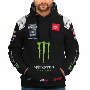 Riley Herbst Nascar Racing Monster Energy 2025 Uniform All Over Print Hoodie