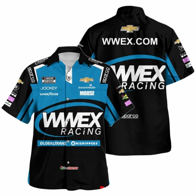 Ross Chastain Nascar 2022 Wwex Racing Uniform Hawaiian Shirt 1