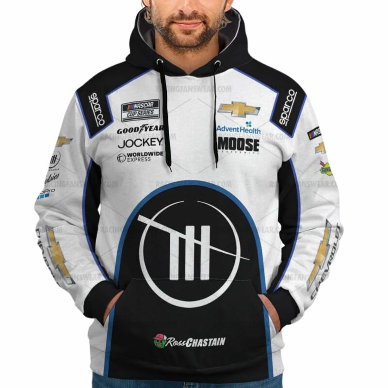 Ross Chastain Nascar Racing 2022 Trackhouse Uniform 3D Hoodie 1