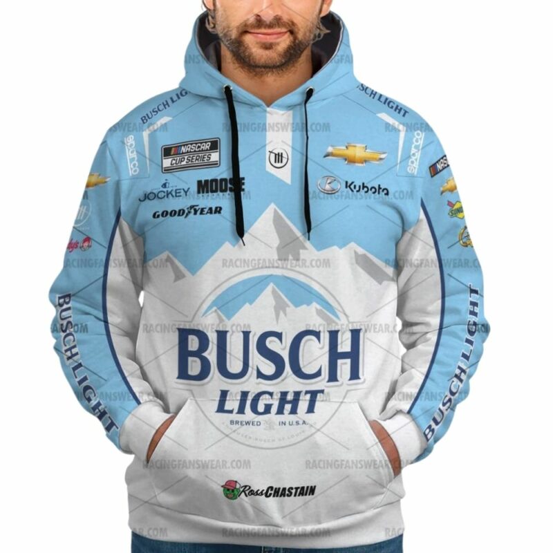 Ross Chastain Nascar Racing 2025 Busch Light Uniform 3D Hoodie 1