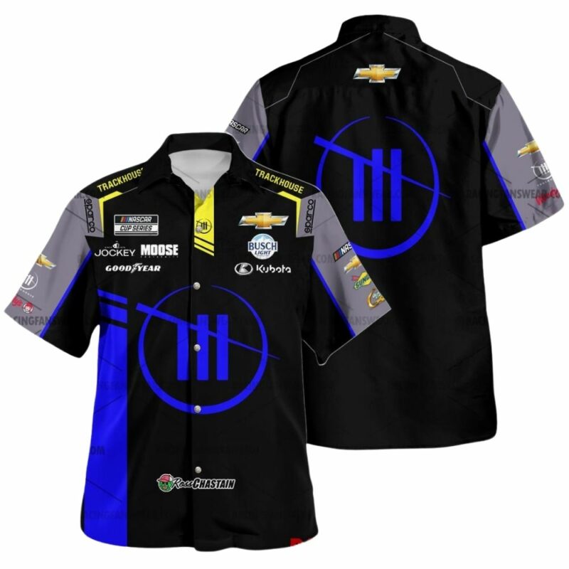 Ross Chastain Nascar Racing 2025 Uniform Hawaiian Shirt 1