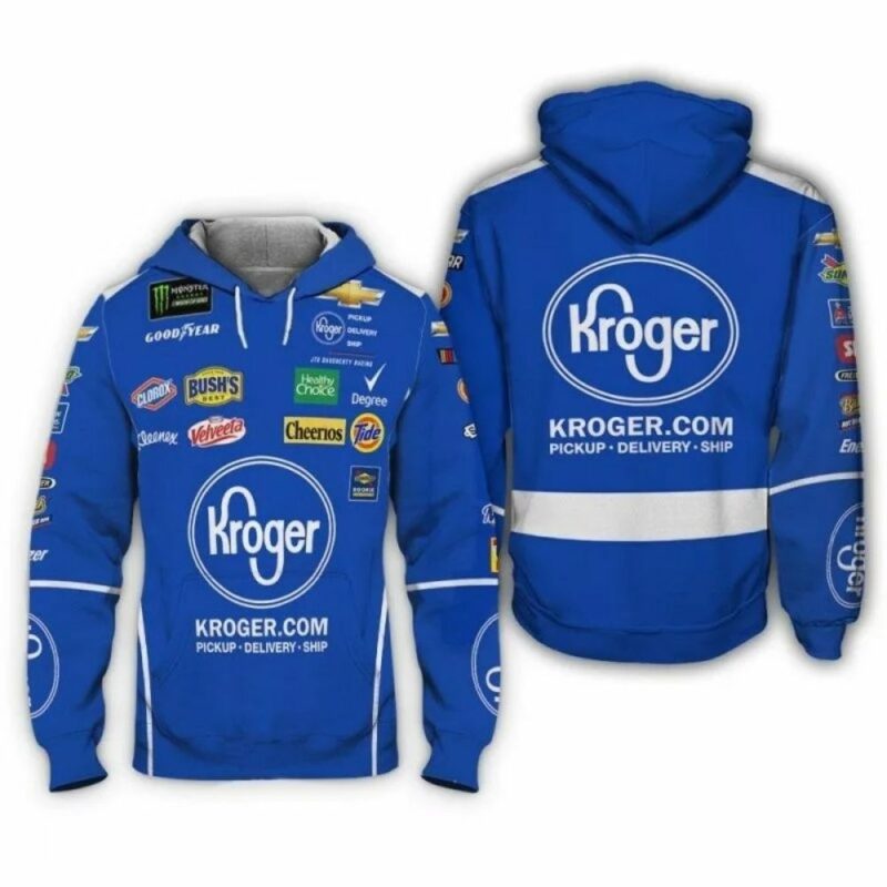 Ryan Preece Nascar Kroger Racing Uniform 3D Hoodie 1