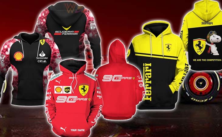 Scuderia Ferrari Racing Banner hoodie