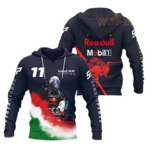 Sergio Perez & Red Bull Racing All-over Print Hoodie