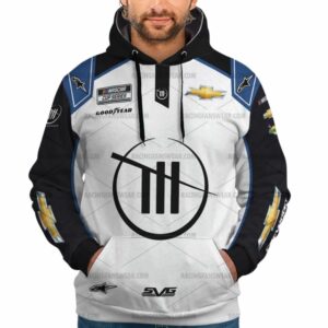 Shane Van Gisbergen Nascar Racing 2024 Kaulig Racing Trackhouse Uniform All Over Print Hoodie