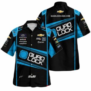 Shane Van Gisbergen Nascar Racing 2024 Quad Lock Uniform Hawaiian Shirt