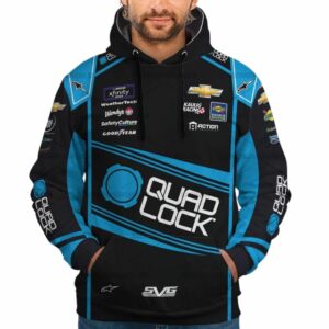 Shane Van Gisbergen Nascar Racing Quad Lock 2024 Uniform All Over Print Hoodie