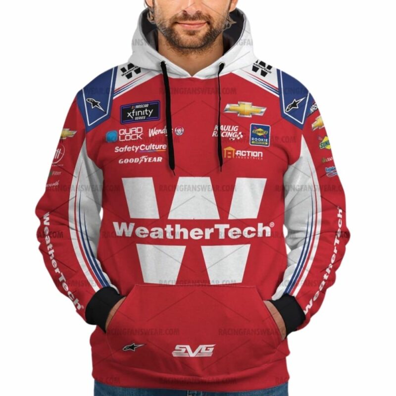 Shane Van Gisbergen Nascar Racing Weathertech 2024 Uniform 3D Hoodie 1