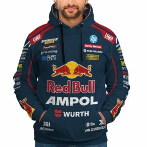 Shane Van Gisbergen Supercars 2023 Red Bull Ampol Wurth Racing Uniform All Over Print Hoodie
