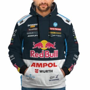 Shane Van Gisbergen Supercars Red Bull Ampol Wurth Racing Uniform All Over Print Hoodie