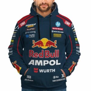Shanevan Gisbergen Nascar Racing 2023 Red Bull Uniform All Over Print Hoodie