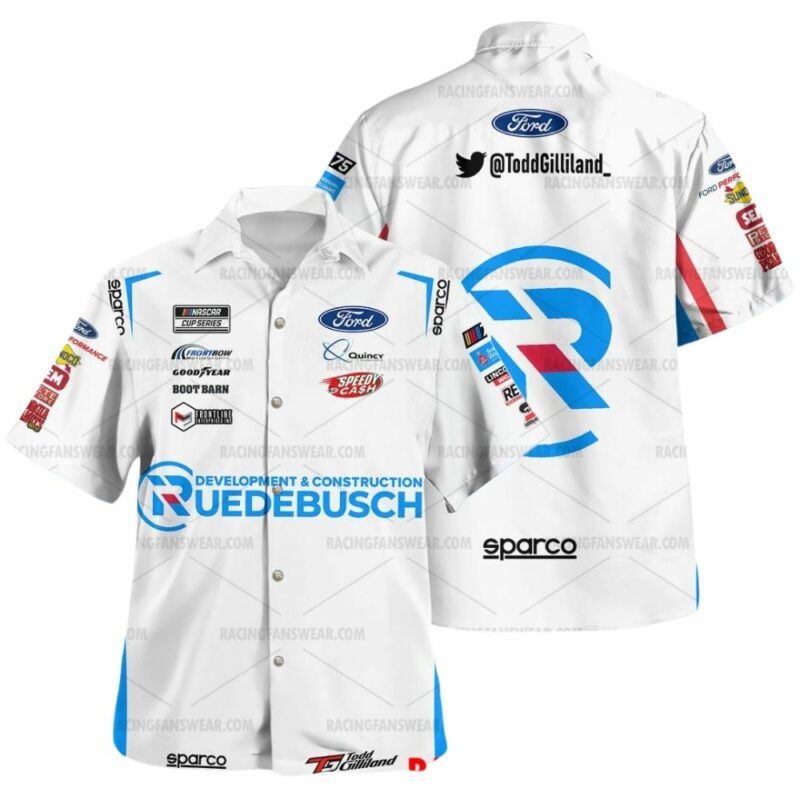 Todd Gilliland Nascar 2023 Racing Uniform Hawaiian Shirt 1