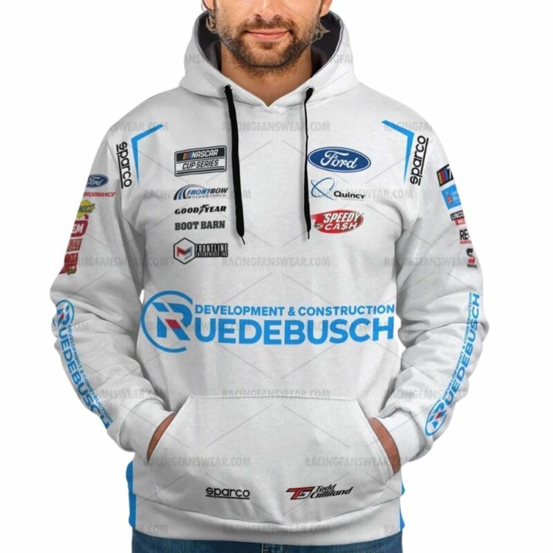 Todd Gilliland Nascar Racing 2023 Uniform 3D Hoodie 1