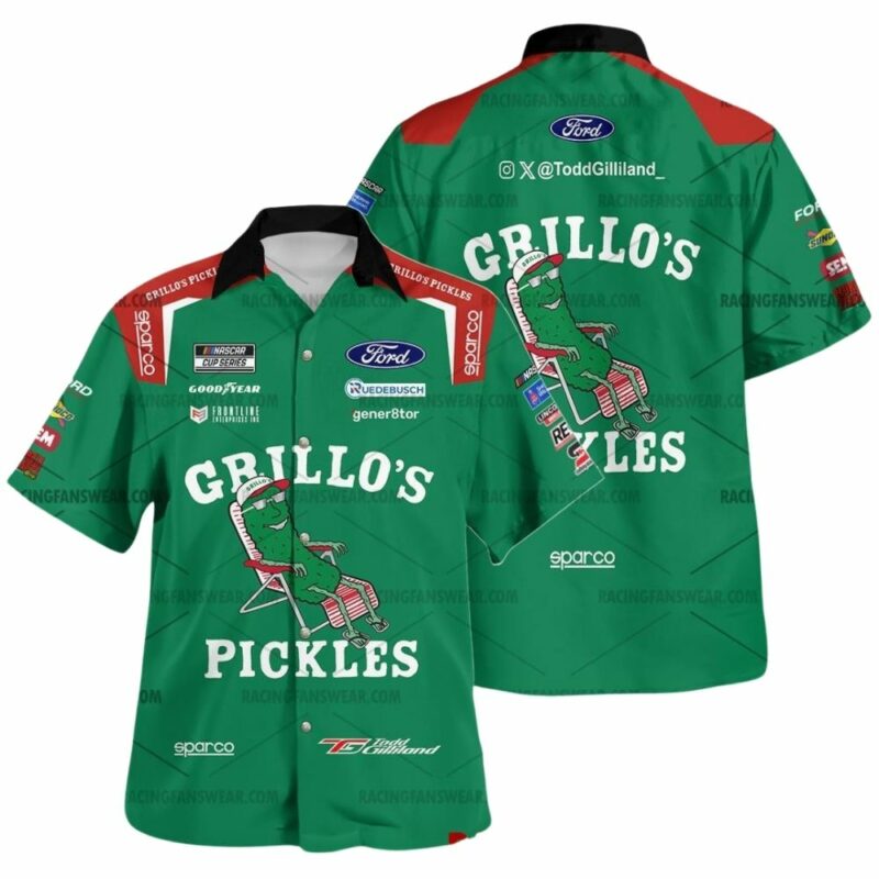 Todd Gilliland Nascar Racing 2024 Uniform Hawaiian Shirt 1