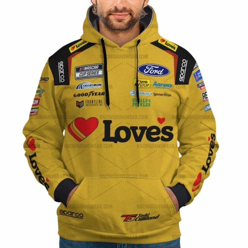 Todd Gilliland Nascar Racing 2025 Uniform 3D Hoodie 1