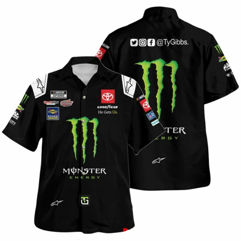 Ty Gibbs Nascar 2023 Cup Series Racing Uniform Hawaiian Shirt 1