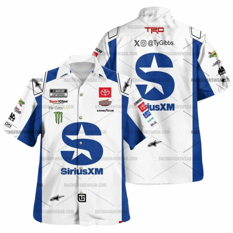 Ty Gibbs Nascar Racing 2024 Siriusxm Uniform Hawaiian Shirt 1