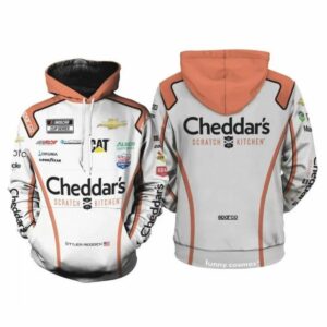 Tyler Reddick Nascar 2022 Cheddars Racing All Over Print Hoodie