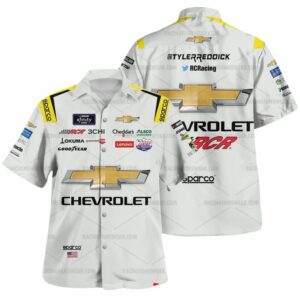 Tyler Reddick Nascar 2022 Racing Chevrolet Uniform Hawaiian Shirt