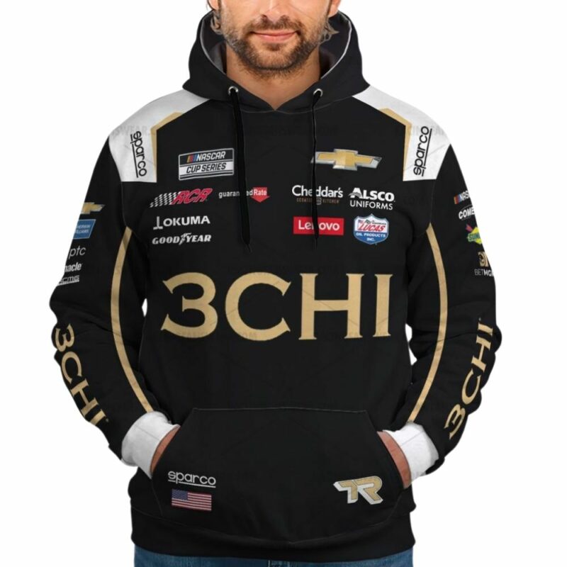 Tyler Reddick Nascar 2022 Racing Uniform 3D Hoodie 1