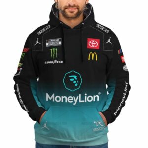 Tyler Reddick Nascar 2023 Racing MoneyLion All Over Print Hoodie