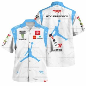 Tyler Reddick Nascar 2023 Racing Monster And Good Year Uniform Hawaiian Shirt