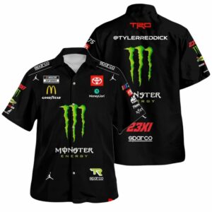 Tyler Reddick Nascar 2023 Racing Monster Energy Uniform Hawaiian Shirt