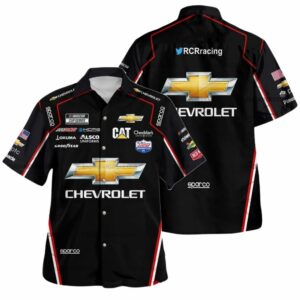 Tyler Reddick Nascar Racing 2021 Chevrolet Uniform Hawaiian Shirt