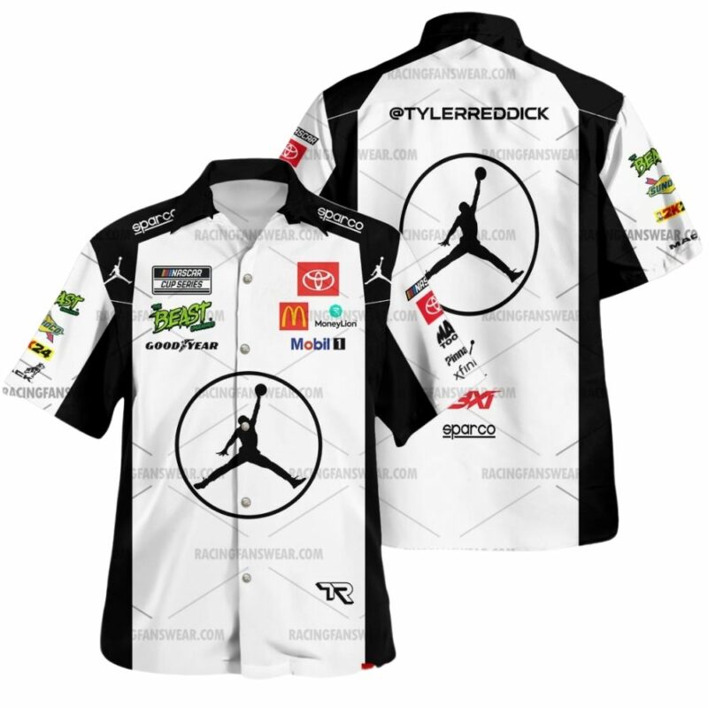 Tyler Reddick Nascar Racing 2024 Good Year Mobil 1 Mcdonalds Uniform Hawaiian Shirt 1